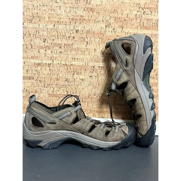 KEEN Men's Size 13 Arroyo II Hiking Shoe ‎ Waterproof Brown Brown